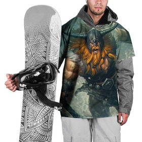 Накидка на куртку 3D с принтом Olaf в Белгороде, 100% полиэстер |  | Тематика изображения на принте: league of legends | lol | olaf | viking | викинг | лига легенд | лол | олаф
