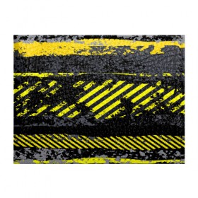 Обложка для студенческого билета с принтом Grunge Line в Белгороде, натуральная кожа | Размер: 11*8 см; Печать на всей внешней стороне | Тематика изображения на принте: желтый | полосы | серый | черный