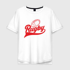 Мужская футболка хлопок Oversize с принтом RUGBY в Белгороде, 100% хлопок | свободный крой, круглый ворот, “спинка” длиннее передней части | america | brokenfinger | dotrugby | league | nails | rugby | rugbyunion | usa | womensrugby | медведь | мяч | регби | россия