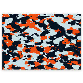 Поздравительная открытка с принтом Asiimov camouflage в Белгороде, 100% бумага | плотность бумаги 280 г/м2, матовая, на обратной стороне линовка и место для марки
 | камуфляж | контр страйк | контра