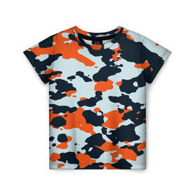 Детская футболка 3D с принтом Asiimov camouflage в Белгороде, 100% гипоаллергенный полиэфир | прямой крой, круглый вырез горловины, длина до линии бедер, чуть спущенное плечо, ткань немного тянется | Тематика изображения на принте: камуфляж | контр страйк | контра
