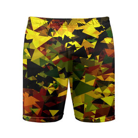 Мужские шорты 3D спортивные с принтом Mirror texture в Белгороде,  |  | Тематика изображения на принте: абстракция | геометрия