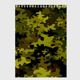 Скетчбук с принтом Camouflage в Белгороде, 100% бумага
 | 48 листов, плотность листов — 100 г/м2, плотность картонной обложки — 250 г/м2. Листы скреплены сверху удобной пружинной спиралью | камуфляж | хаки
