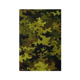 Обложка для паспорта матовая кожа с принтом Camouflage в Белгороде, натуральная матовая кожа | размер 19,3 х 13,7 см; прозрачные пластиковые крепления | Тематика изображения на принте: камуфляж | хаки
