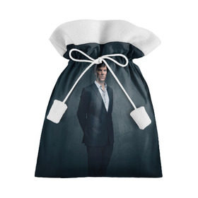 Подарочный 3D мешок с принтом Шерлок в Белгороде, 100% полиэстер | Размер: 29*39 см | benedict | cumberbatch | doctor watson | freeman | holmes | sherlock | бенедикт | доктор ватсон | камбербатч | мартин | фриман | холмс | шерлок