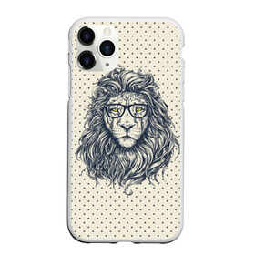 Чехол для iPhone 11 Pro матовый с принтом SWAG Lion в Белгороде, Силикон |  | Тематика изображения на принте: animal | cat | hipster | king | lion | животное | зверь | король | лев | очки | хипстер