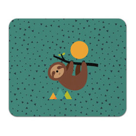 Коврик прямоугольный с принтом Довольный ленивец в Белгороде, натуральный каучук | размер 230 х 185 мм; запечатка лицевой стороны | animal | art | bear | beast | nature | sun | арт | животное | зверь | лето | медведь | мишка | природа | солнце