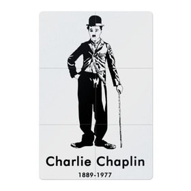 Магнитный плакат 2Х3 с принтом Чарли Чаплин в Белгороде, Полимерный материал с магнитным слоем | 6 деталей размером 9*9 см | 