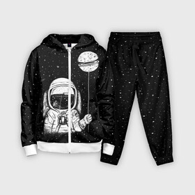 Детский костюм 3D с принтом Астронавт с шариком в Белгороде,  |  | astronaut | cosmonaut | cosmos | dead | galaxy | moon | planet | space | star | universe | астронавт | вселенная | галактика | звезды | космонавт | космос | луна | планета | шарик