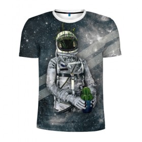 Мужская футболка 3D спортивная с принтом Посланник природы в Белгороде, 100% полиэстер с улучшенными характеристиками | приталенный силуэт, круглая горловина, широкие плечи, сужается к линии бедра | astronaut | cosmonaut | cosmos | galaxy | meteor | moon | planet | space | star | universe | астронавт | бесконечность | вселенная | галактика | звезды | космонавт | космос | луна