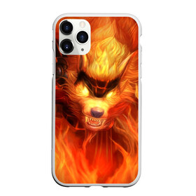 Чехол для iPhone 11 Pro Max матовый с принтом Fire Wolf в Белгороде, Силикон |  | league of legends | lol | warwick | wolf | варвик | волк | лига легенд | лол