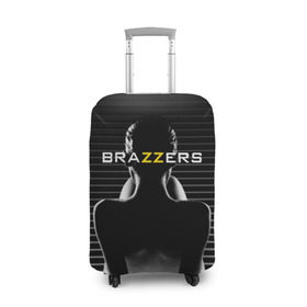 Чехол для чемодана 3D с принтом Brazzers в Белгороде, 86% полиэфир, 14% спандекс | двустороннее нанесение принта, прорези для ручек и колес | brazzers