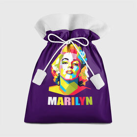 Подарочный 3D мешок с принтом Marilyn Monroe в Белгороде, 100% полиэстер | Размер: 29*39 см | Тематика изображения на принте: marilyn monroe | актриса | звезда | кино | мэрилин монро | певица