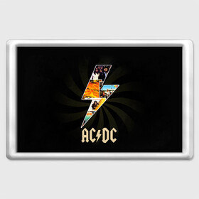 Магнит 45*70 с принтом AC/DC 7 в Белгороде, Пластик | Размер: 78*52 мм; Размер печати: 70*45 | 