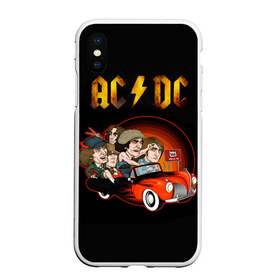 Чехол для iPhone XS Max матовый с принтом AC DC 5 в Белгороде, Силикон | Область печати: задняя сторона чехла, без боковых панелей | 