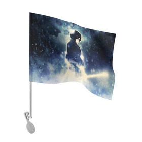 Флаг для автомобиля с принтом Kuchiki Rukia в Белгороде, 100% полиэстер | Размер: 30*21 см | bleach | kuchiki | rukia | блич | кучики | рукия