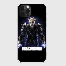 Чехол для iPhone 12 Pro Max с принтом Dragonborn в Белгороде, Силикон |  | game | the elder scrolls v: skyrim | драконорожденный | игра | игрок
