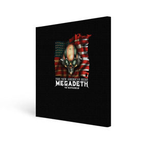 Холст квадратный с принтом Megadeth #3 в Белгороде, 100% ПВХ |  | Тематика изображения на принте: dave | megadeth | metal | mustaine | rattlehead | rock | thrash | vic | дейв | мастейн | мегадез | мегадет | мегедес | метал | рок | треш