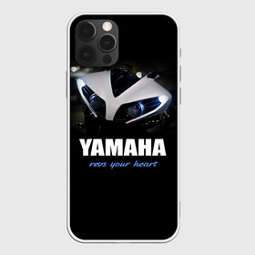 Чехол для iPhone 12 Pro с принтом Yamaha в Белгороде, силикон | область печати: задняя сторона чехла, без боковых панелей | yamaha | yzf | байк | байкер | мото | мотоцикл | мотоциклист | ямаха