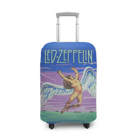 Чехол для чемодана 3D с принтом Led Zeppelin 2 в Белгороде, 86% полиэфир, 14% спандекс | двустороннее нанесение принта, прорези для ручек и колес | led zeppelin | лед зеппелин | роберт плант