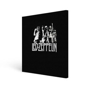 Холст квадратный с принтом Led Zeppelin 4 в Белгороде, 100% ПВХ |  | led zeppelin | лед зеппелин | роберт плант