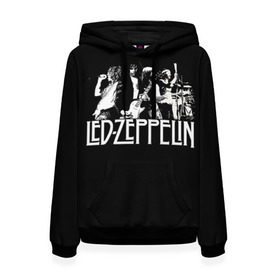 Женская толстовка 3D с принтом Led Zeppelin 4 в Белгороде, 100% полиэстер  | двухслойный капюшон со шнурком для регулировки, мягкие манжеты на рукавах и по низу толстовки, спереди карман-кенгуру с мягким внутренним слоем. | led zeppelin | лед зеппелин | роберт плант