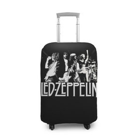 Чехол для чемодана 3D с принтом Led Zeppelin 4 в Белгороде, 86% полиэфир, 14% спандекс | двустороннее нанесение принта, прорези для ручек и колес | led zeppelin | лед зеппелин | роберт плант