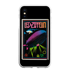 Чехол для iPhone XS Max матовый с принтом Led Zeppelin 6 в Белгороде, Силикон | Область печати: задняя сторона чехла, без боковых панелей | Тематика изображения на принте: led zeppelin | лед зеппелин | роберт плант