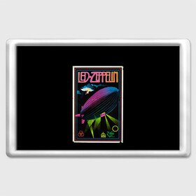 Магнит 45*70 с принтом Led Zeppelin 6 в Белгороде, Пластик | Размер: 78*52 мм; Размер печати: 70*45 | led zeppelin | лед зеппелин | роберт плант