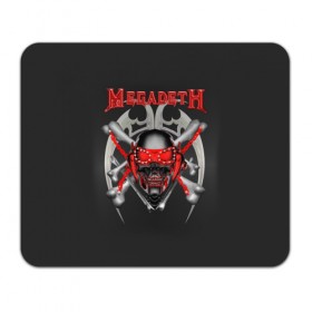 Коврик прямоугольный с принтом Megadeth 2 в Белгороде, натуральный каучук | размер 230 х 185 мм; запечатка лицевой стороны | megadeth | дирк вербурен | дэвид эллефсон | дэйв мастейн | кико лоурейро | мегадэт
