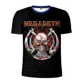 Мужская футболка 3D спортивная с принтом Megadeth 5 в Белгороде, 100% полиэстер с улучшенными характеристиками | приталенный силуэт, круглая горловина, широкие плечи, сужается к линии бедра | Тематика изображения на принте: megadeth | дирк вербурен | дэвид эллефсон | дэйв мастейн | кико лоурейро | мегадэт