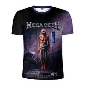 Мужская футболка 3D спортивная с принтом Megadeth 7 в Белгороде, 100% полиэстер с улучшенными характеристиками | приталенный силуэт, круглая горловина, широкие плечи, сужается к линии бедра | megadeth | дирк вербурен | дэвид эллефсон | дэйв мастейн | кико лоурейро | мегадэт