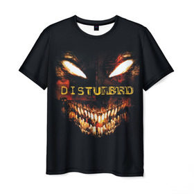 Мужская футболка 3D с принтом Disturbed 4 в Белгороде, 100% полиэфир | прямой крой, круглый вырез горловины, длина до линии бедер | disturbed | donegan | draiman | moyer | wengren | венгрен | дистурбед | дониган | дрейман | мойер | хард рок