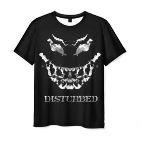 Мужская футболка 3D с принтом Disturbed 5 в Белгороде, 100% полиэфир | прямой крой, круглый вырез горловины, длина до линии бедер | disturbed | donegan | draiman | moyer | wengren | венгрен | дистурбед | дониган | дрейман | мойер | хард рок