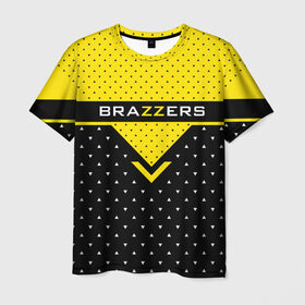 Мужская футболка 3D с принтом Brazzers в Белгороде, 100% полиэфир | прямой крой, круглый вырез горловины, длина до линии бедер | brazzers | erotic | johnny sins | love | man | pron | video | xxx | бразерс | браззерс | видео | джонни синс | лысый | любовь | прон