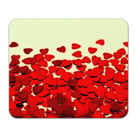 Коврик прямоугольный с принтом valentine`s day в Белгороде, натуральный каучук | размер 230 х 185 мм; запечатка лицевой стороны | 14 февраля | valentines day | день влюбленных | игрушка | любовь | сердечки | сердце