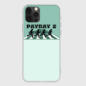 Чехол для iPhone 12 Pro с принтом Payday 2 в Белгороде, силикон | область печати: задняя сторона чехла, без боковых панелей | Тематика изображения на принте: game | payday | payday 2 | игра | игрок | компьютерные игры | маски