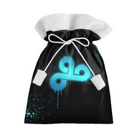 Подарочный 3D мешок с принтом cs:go - Cloud 9 (Black collection) в Белгороде, 100% полиэстер | Размер: 29*39 см | cloud9 | cs | csgo | го | кс