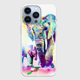 Чехол для iPhone 13 Pro с принтом Слоны в Белгороде,  |  | animal | art | bright | child | color | elephants | family | mother | rainbow | spectrum | животные | искусство | мама | радуга | ребенок | семья | слоны | спектр | цвета | яркие