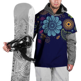 Накидка на куртку 3D с принтом Яркие чувства в Белгороде, 100% полиэстер |  | Тематика изображения на принте: нежный | орнамент | узор | цветочный