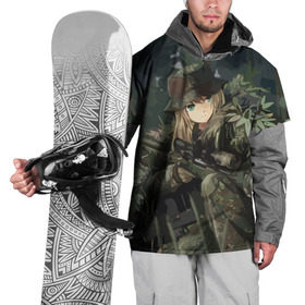 Накидка на куртку 3D с принтом Девушка с оружием в Белгороде, 100% полиэстер |  | anime | eyes | forest camouflage | girl | green | guns | japanese | rifle | sniper | аниме | винтовка | глаза | девушка | зеленые | камуфляж | лес | оружие | снайпер | японская