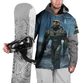 Накидка на куртку 3D с принтом Halo в Белгороде, 100% полиэстер |  | Тематика изображения на принте: halo | wars | автоматы | воители | доспехи | игры | техника фэнтези | трое 3 | фэнтези