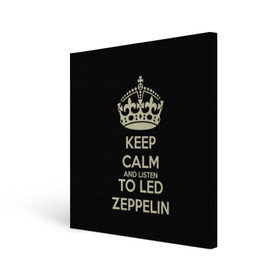 Холст квадратный с принтом Led Zeppelin в Белгороде, 100% ПВХ |  | Тематика изображения на принте: led zeppelin