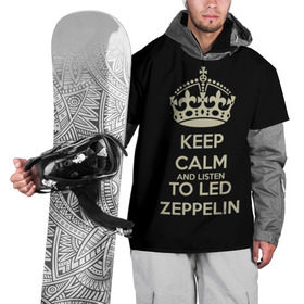 Накидка на куртку 3D с принтом Led Zeppelin в Белгороде, 100% полиэстер |  | Тематика изображения на принте: led zeppelin