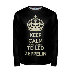 Мужской лонгслив 3D с принтом Led Zeppelin в Белгороде, 100% полиэстер | длинные рукава, круглый вырез горловины, полуприлегающий силуэт | Тематика изображения на принте: led zeppelin