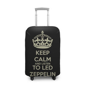 Чехол для чемодана 3D с принтом Led Zeppelin в Белгороде, 86% полиэфир, 14% спандекс | двустороннее нанесение принта, прорези для ручек и колес | led zeppelin