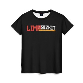 Женская футболка 3D с принтом Limp Bizkit в Белгороде, 100% полиэфир ( синтетическое хлопкоподобное полотно) | прямой крой, круглый вырез горловины, длина до линии бедер | fred durst | limp bizkit | лим бискит | фред дерст
