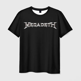 Мужская футболка 3D с принтом Deth в Белгороде, 100% полиэфир | прямой крой, круглый вырез горловины, длина до линии бедер | megadeth | мегадес