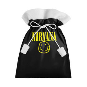 Подарочный 3D мешок с принтом Nirvana в Белгороде, 100% полиэстер | Размер: 29*39 см | curt | nirvana | кобейн | курт | нирвана