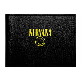 Обложка для студенческого билета с принтом Nirvana в Белгороде, натуральная кожа | Размер: 11*8 см; Печать на всей внешней стороне | curt | nirvana | кобейн | курт | нирвана